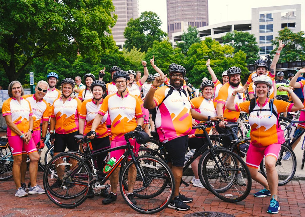 Team CoverMyMeds at Pelotonia Ride Weekend 2022